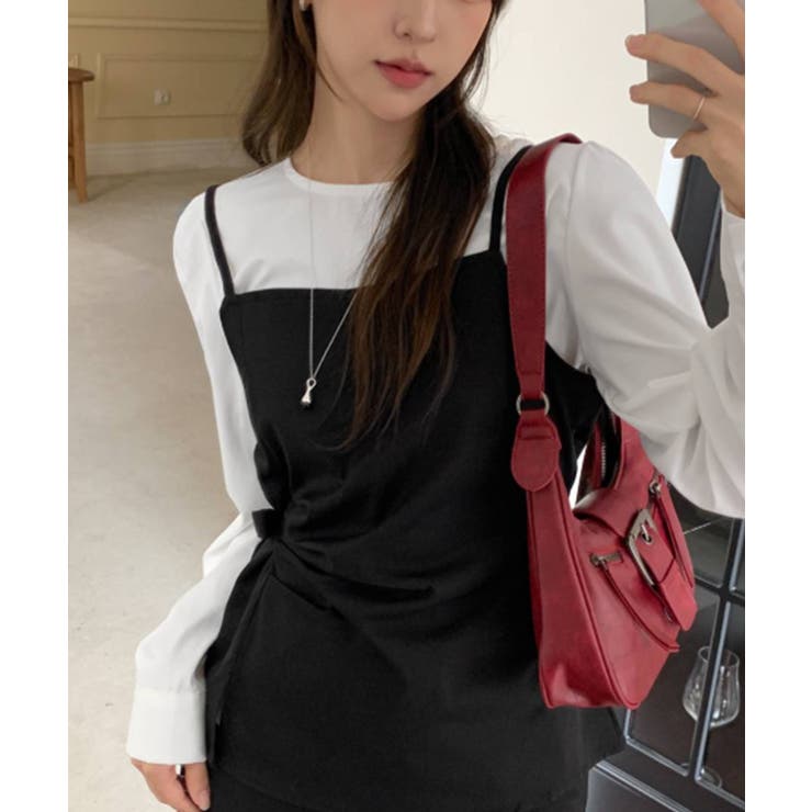 ２点セット シンプルブラウス＆キャミトップス アンサンブル | VIVID LADY | 詳細画像10 