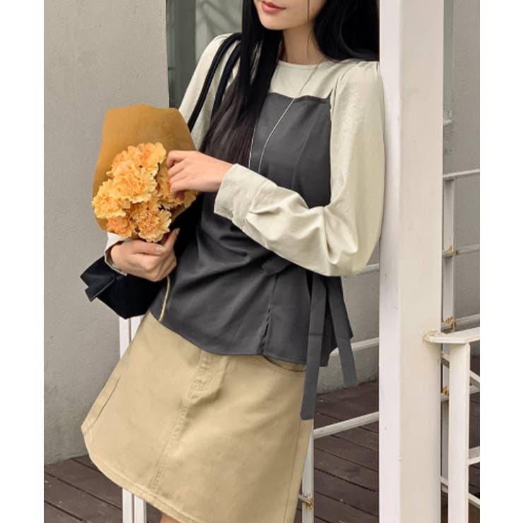 ２点セット シンプルブラウス＆キャミトップス アンサンブル | VIVID LADY | 詳細画像15 