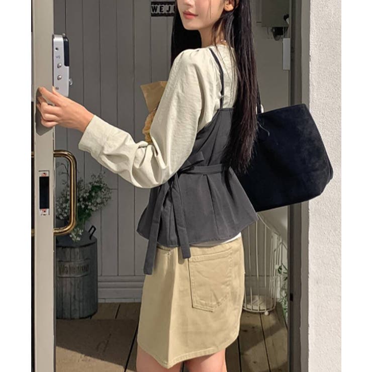 ２点セット シンプルブラウス＆キャミトップス アンサンブル | VIVID LADY | 詳細画像17 