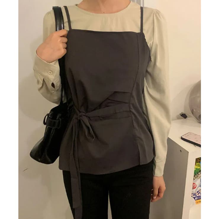 ２点セット シンプルブラウス＆キャミトップス アンサンブル | VIVID LADY | 詳細画像23 