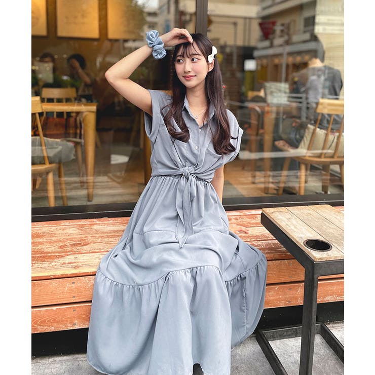 ワンピース セットアップ キャミソール グラフィック 長袖 S/XL ワンピース セットアップ キャミワンピース+半袖シャツ[品番