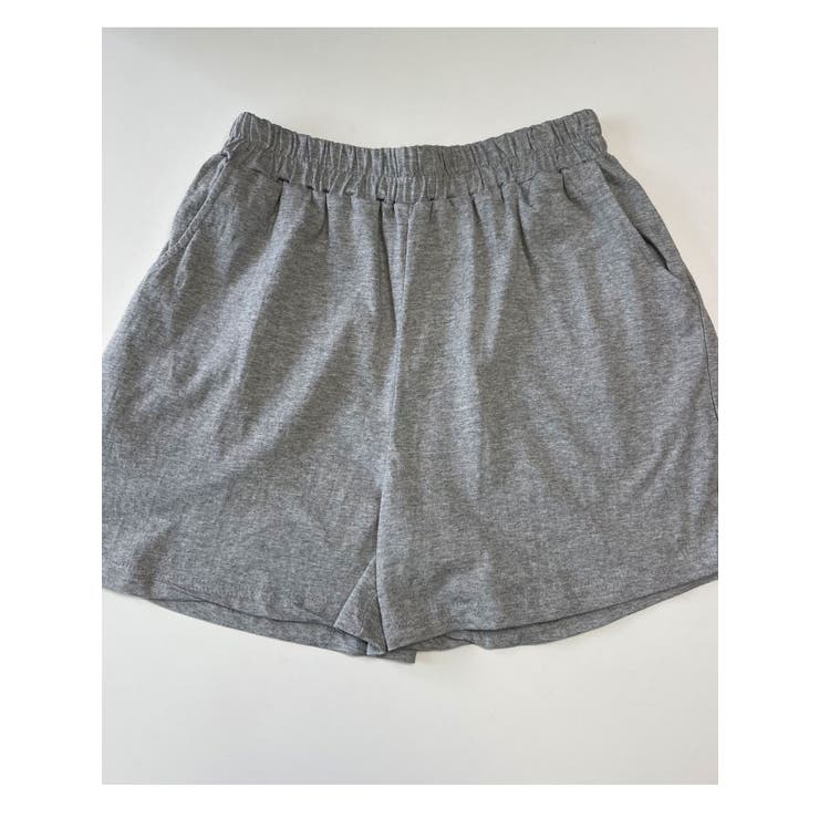 ロゴ入り長袖Tシャツ+ショートパンツセット レディース