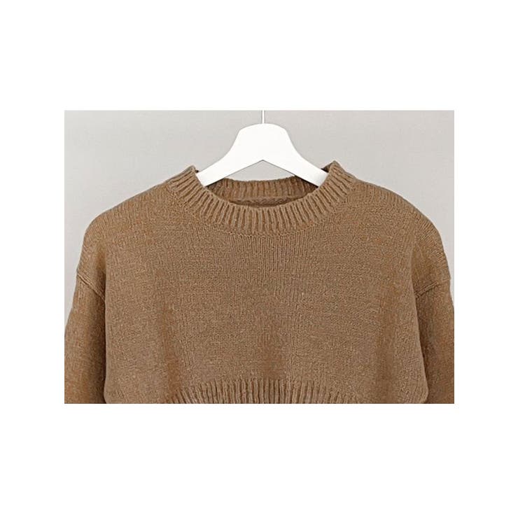 クロップド丈ニット+ノースリーブニットSET Y2K ニットアンサンブル | VIVID LADY | 詳細画像5 