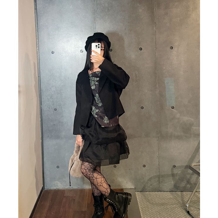 フラワープリントトップス レディース ボリュームスカート | VIVID LADY | 詳細画像12 