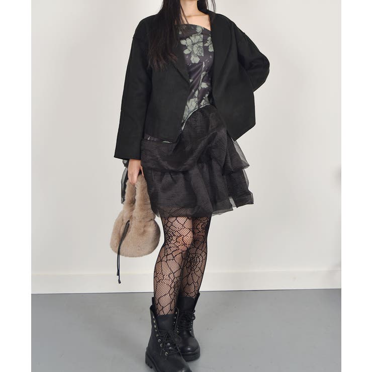 フラワープリントトップス レディース ボリュームスカート | VIVID LADY | 詳細画像10 