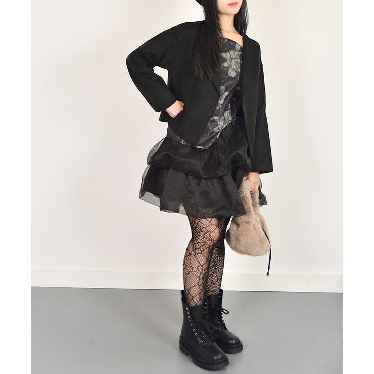 フラワープリントトップス レディース ボリュームスカート | VIVID LADY | 詳細画像11 