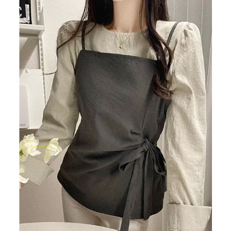 グレー | ブラウス＆ ノースリーブトップス ２点セット | VIVID LADY