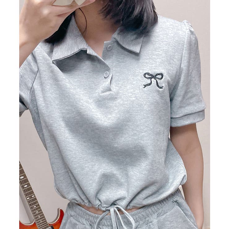 ポロカラーTシャツ ショートパンツ セットアップ | VIVID LADY | 詳細画像10 