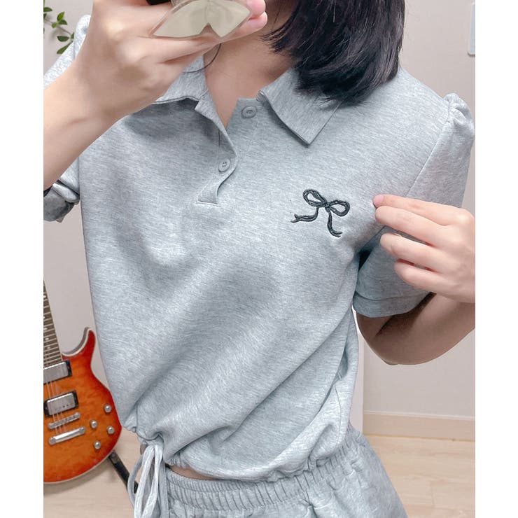 ポロカラーTシャツ ショートパンツ セットアップ | VIVID LADY | 詳細画像9 