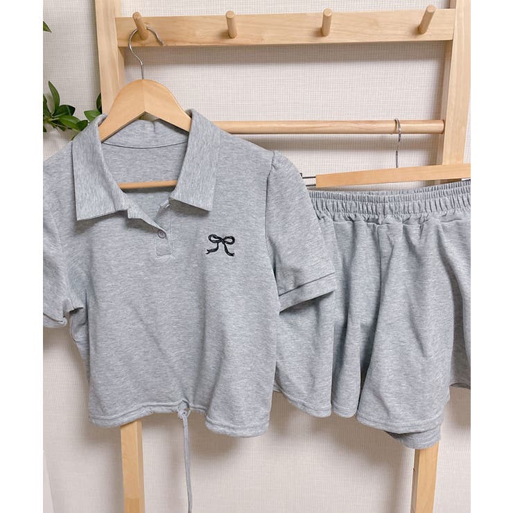 ポロカラーTシャツ ショートパンツ セットアップ | VIVID LADY | 詳細画像31 