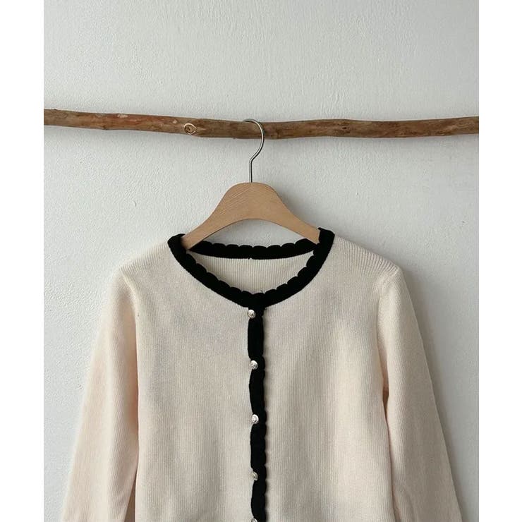 バイカラーニットカーディガンアンサンブル | VIVID LADY | 詳細画像16 