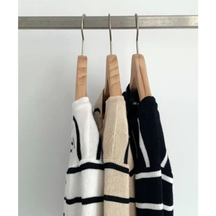 ボーダー柄リブニットアンサンブル | VIVID LADY | 詳細画像32 