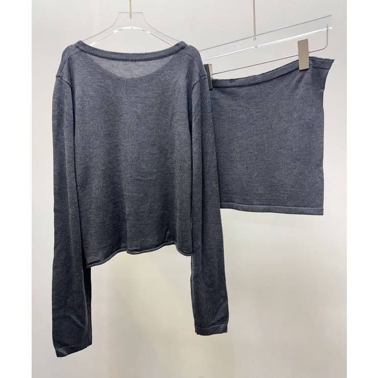 【2点セット】ニットカーディガンxチューブトップ アンサンブル | VIVID LADY | 詳細画像34 