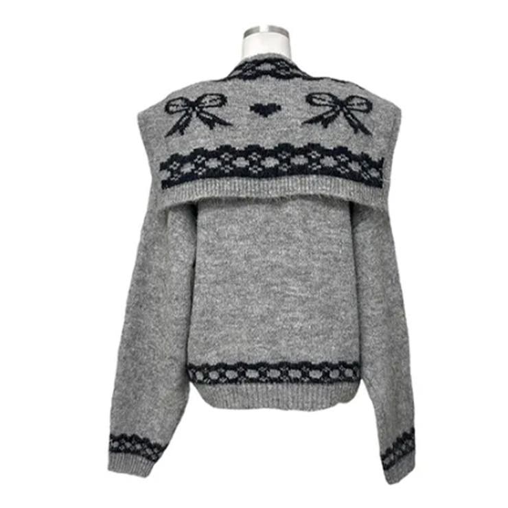 リボン柄ショール付きアンサンブルニット | VIVID LADY | 詳細画像19 