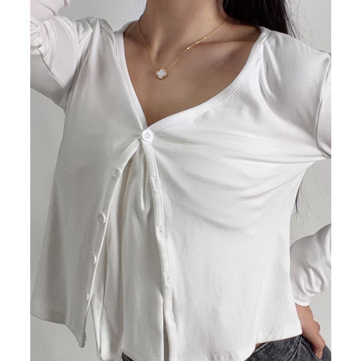 リボンカップキャミ×ショートカーデアンサンブル | VIVID LADY | 詳細画像14 