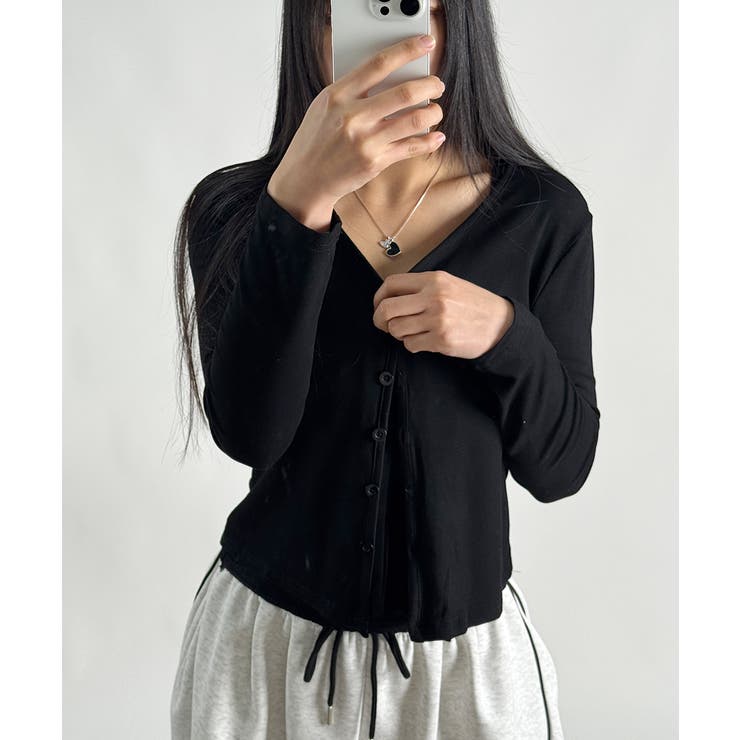 リボンカップキャミ×ショートカーデアンサンブル | VIVID LADY | 詳細画像17 