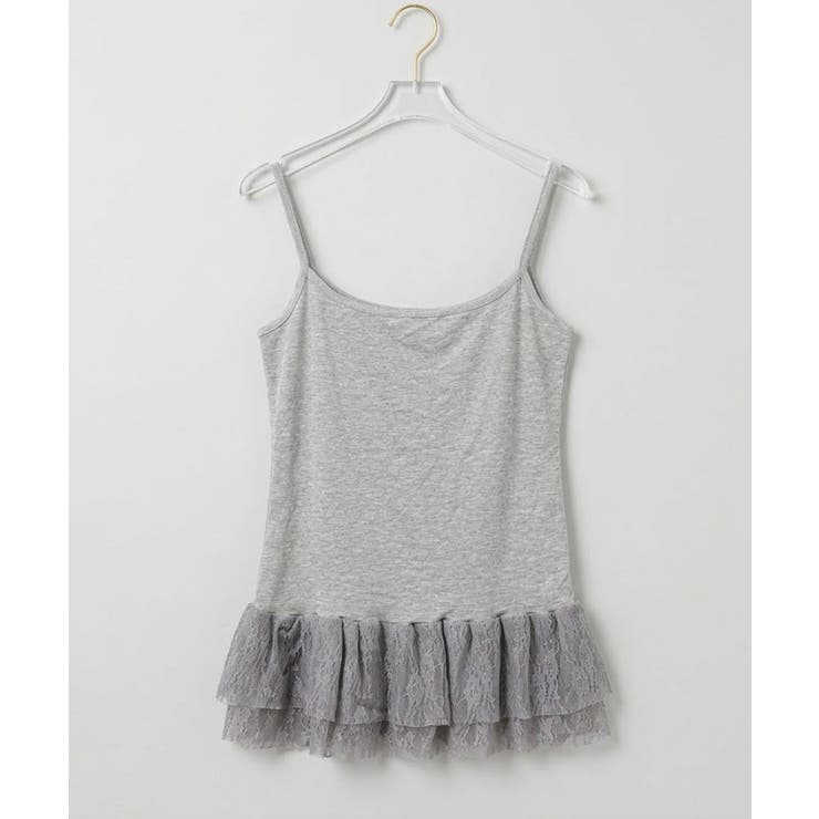 ワンショルダーニット＆レースフリルキャミソール アンサンブル | VIVID LADY | 詳細画像19 