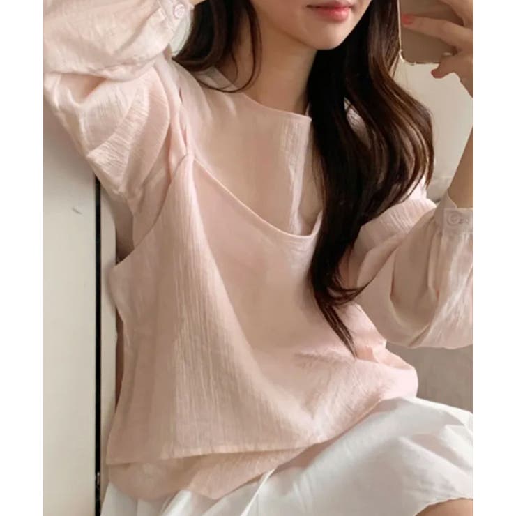 シアーブラウスxキャミトップ アンサンブルトップス | VIVID LADY | 詳細画像11 