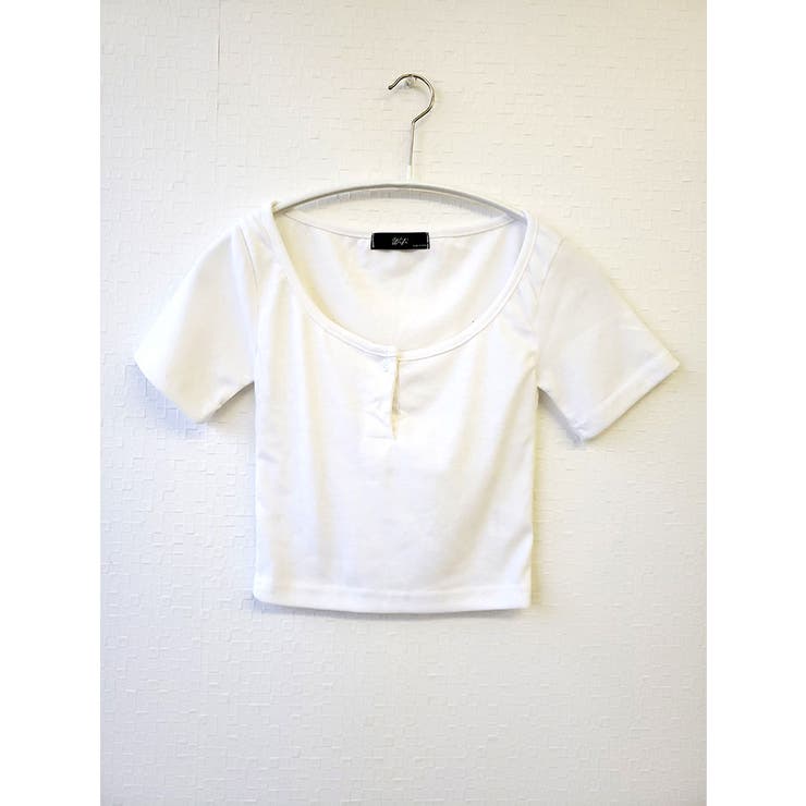 クロップド半袖Tシャツ×タンクトップ レイヤード2点セット | VIVID LADY | 詳細画像16 