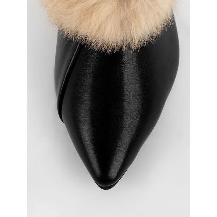 リアルラビットファー付き ミュール レディース 品番 Kh Vivid Lady ビビッドレディー のレディースファッション通販 Shoplist ショップリスト