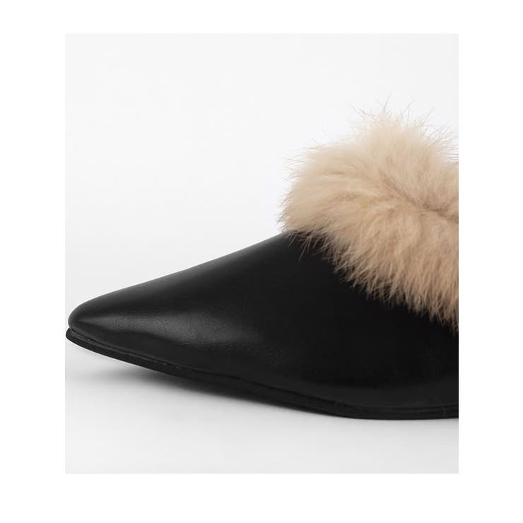 リアルラビットファー付き ミュール レディース 品番 Kh Vivid Lady ビビッドレディー のレディースファッション通販 Shoplist ショップリスト