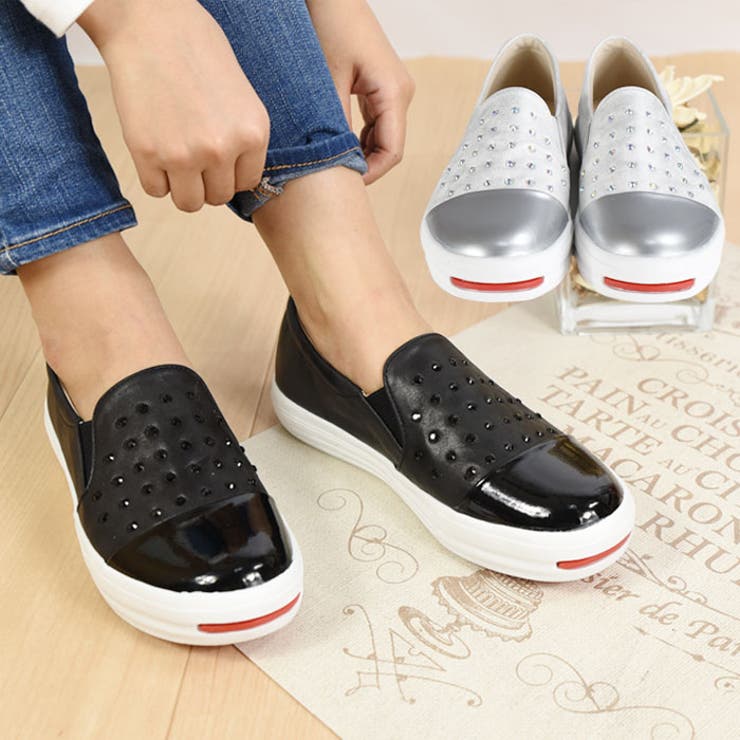 スリッポン レディース インヒールスニーカー 品番 Kh Vivid Lady ビビッドレディー のレディース ファッション通販 Shoplist ショップリスト