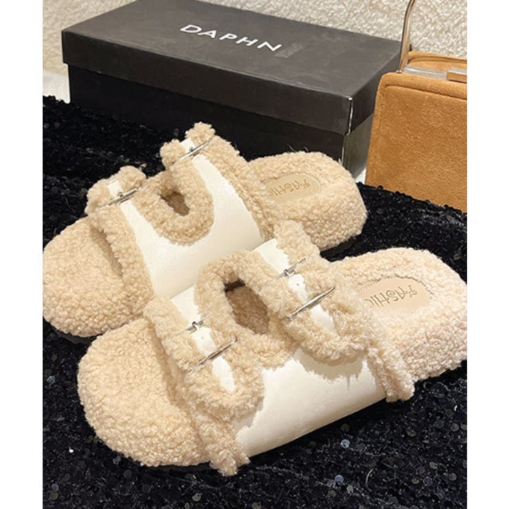 HTH ファーサンダル 秋冬 厚底 HTH ファーサンダル 秋冬 厚底