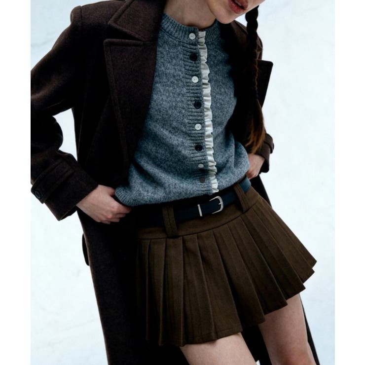 スエードライクプリーツミニスカート | VIVID LADY | 詳細画像3 