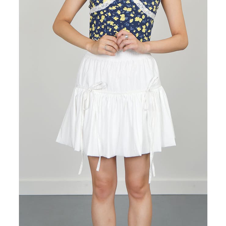 未使用ミスブルマリンフリル付チェリー柄スカートキラキラ付アンナ