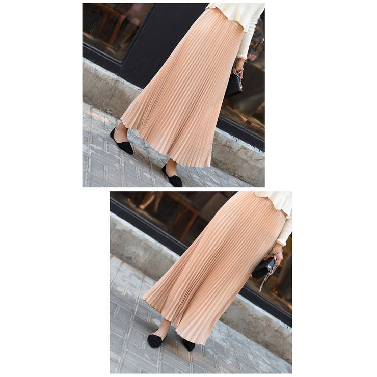 フレアスカート ロング プリーツスカート | VIVID LADY | 詳細画像16 