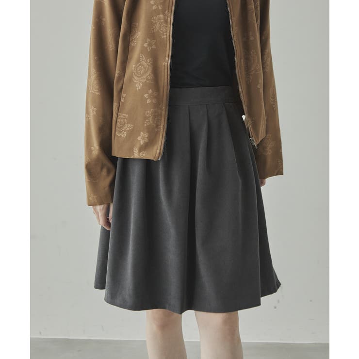 細コーデュロイ Aライン ギャザーフレアスカート | VIVID LADY | 詳細画像3 