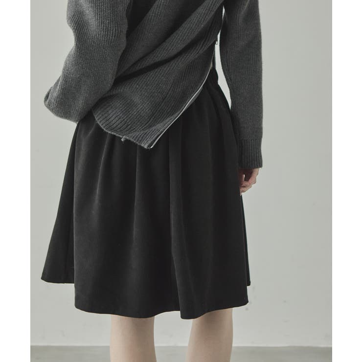 細コーデュロイ Aライン ギャザーフレアスカート | VIVID LADY | 詳細画像7 