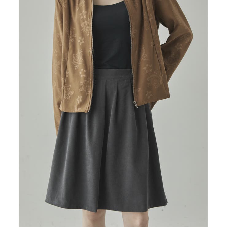 細コーデュロイ Aライン ギャザーフレアスカート | VIVID LADY | 詳細画像9 