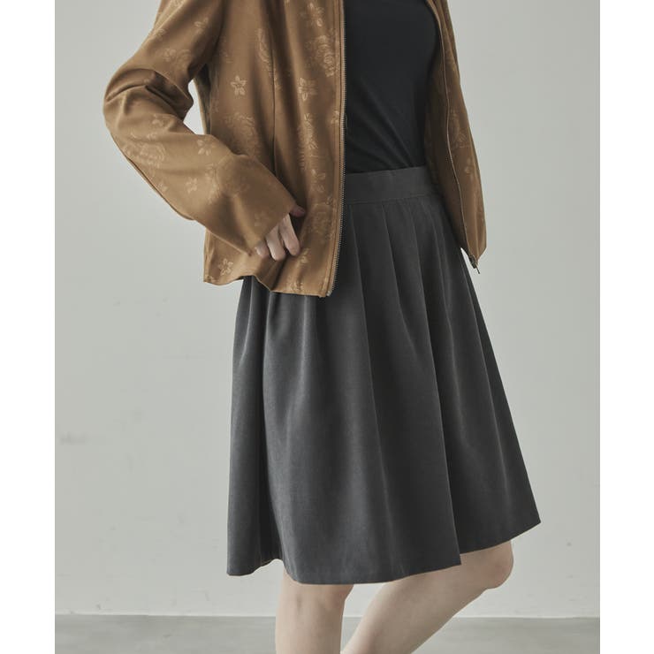 細コーデュロイ Aライン ギャザーフレアスカート | VIVID LADY | 詳細画像10 