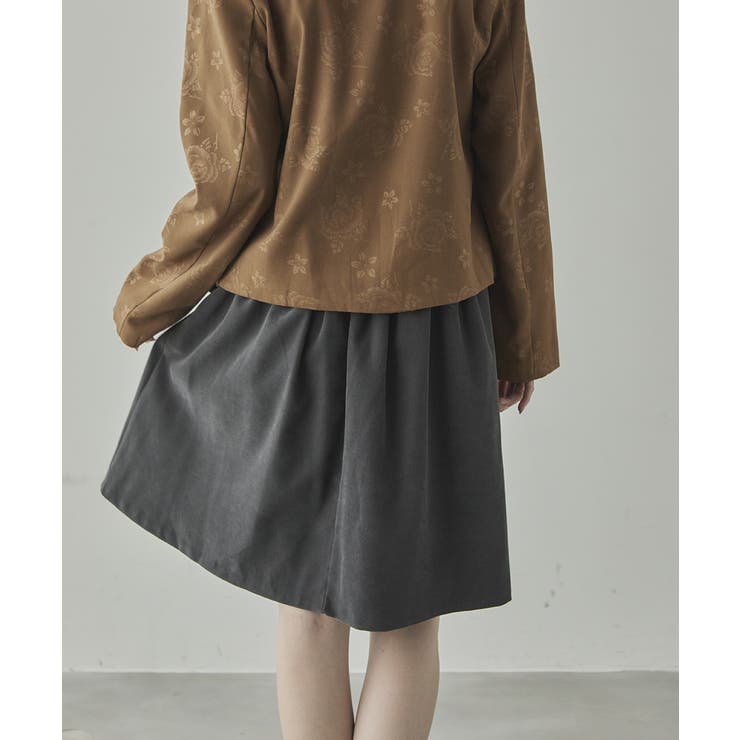 細コーデュロイ Aライン ギャザーフレアスカート | VIVID LADY | 詳細画像12 