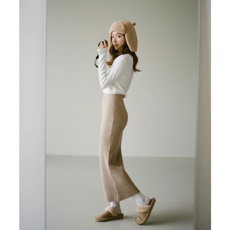 Iラインリブニットスカート | VIVID LADY | 詳細画像4 