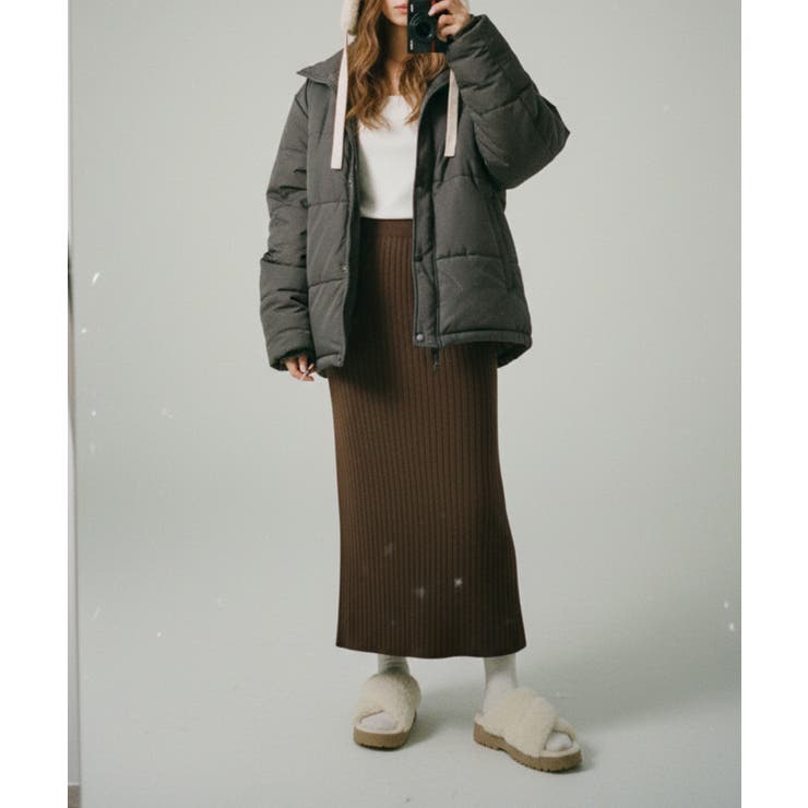 Iラインリブニットスカート | VIVID LADY | 詳細画像9 