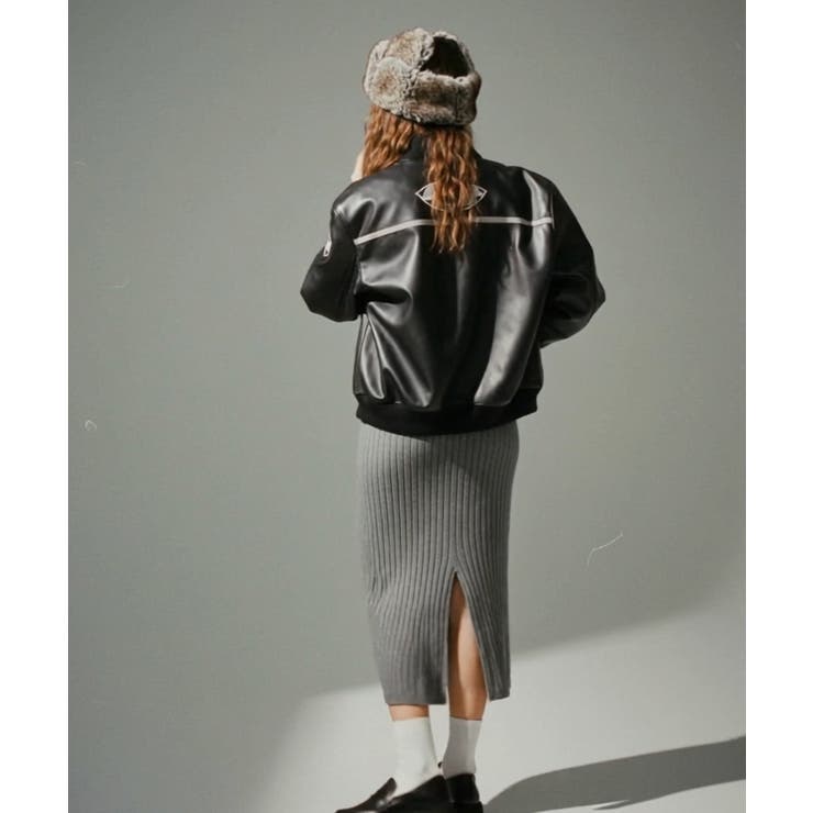 Iラインリブニットスカート | VIVID LADY | 詳細画像14 