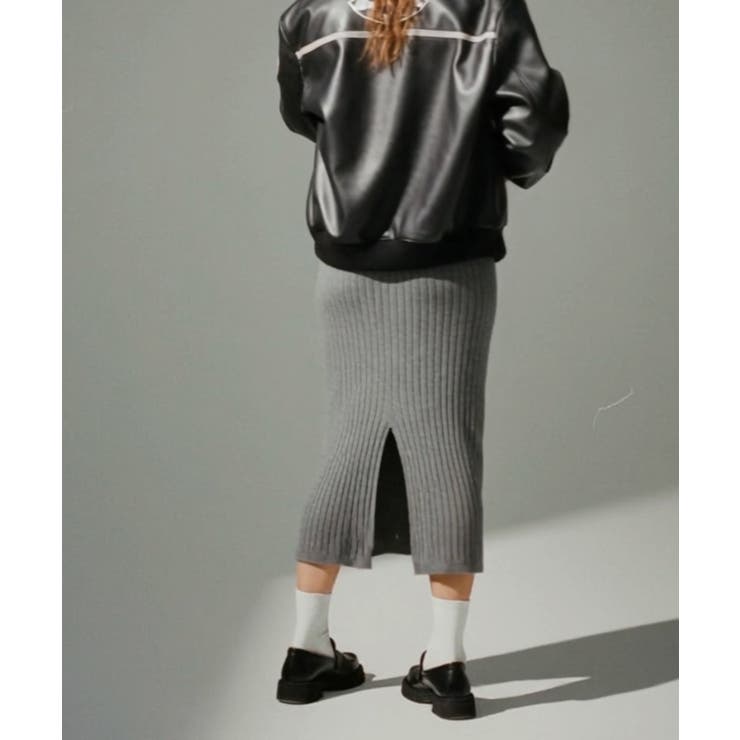 Iラインリブニットスカート | VIVID LADY | 詳細画像16 