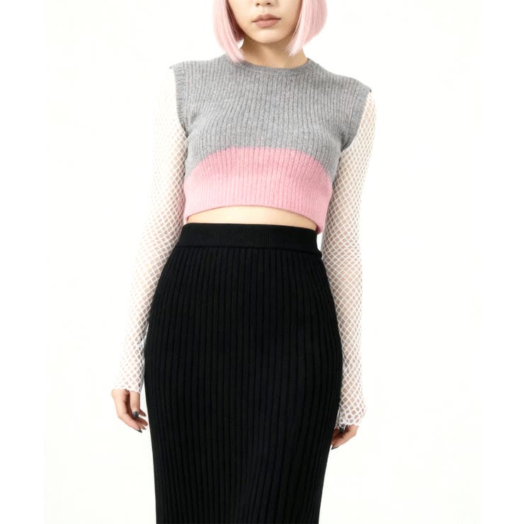 Iラインリブニットスカート | VIVID LADY | 詳細画像17 