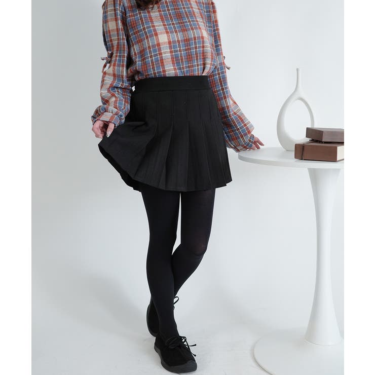 バックゴム仕様 プリーツミニスカパン | VIVID LADY | 詳細画像8 