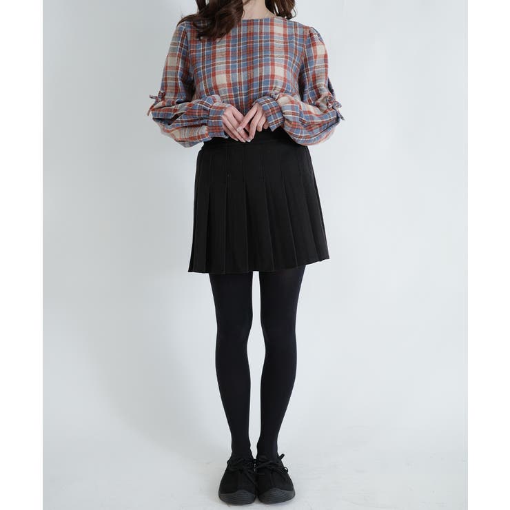 バックゴム仕様 プリーツミニスカパン | VIVID LADY | 詳細画像12 