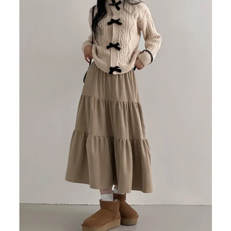 リブティアードロングスカート | VIVID LADY | 詳細画像2 