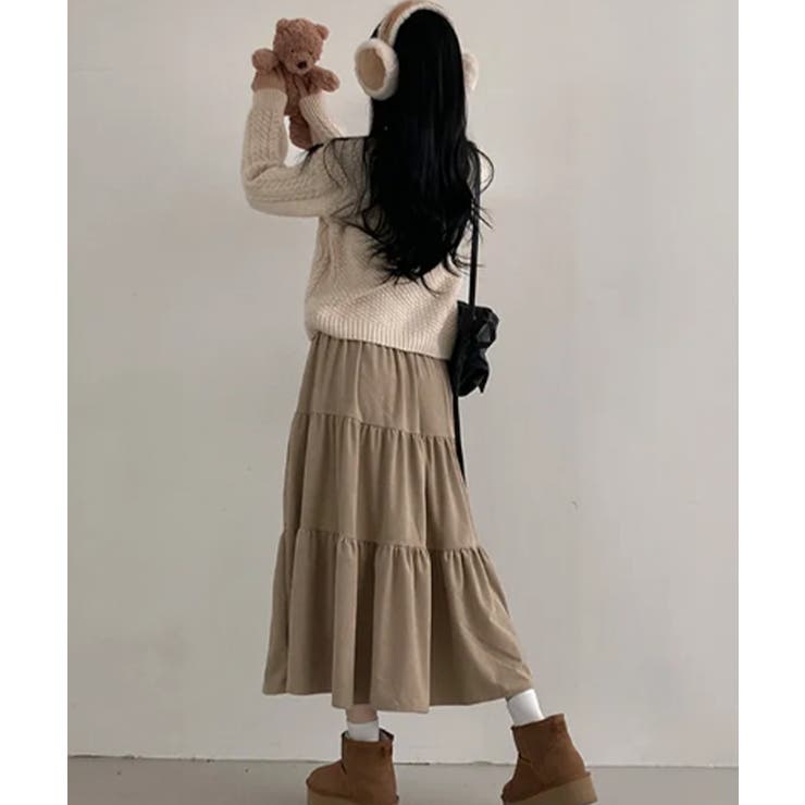 リブティアードロングスカート | VIVID LADY | 詳細画像5 