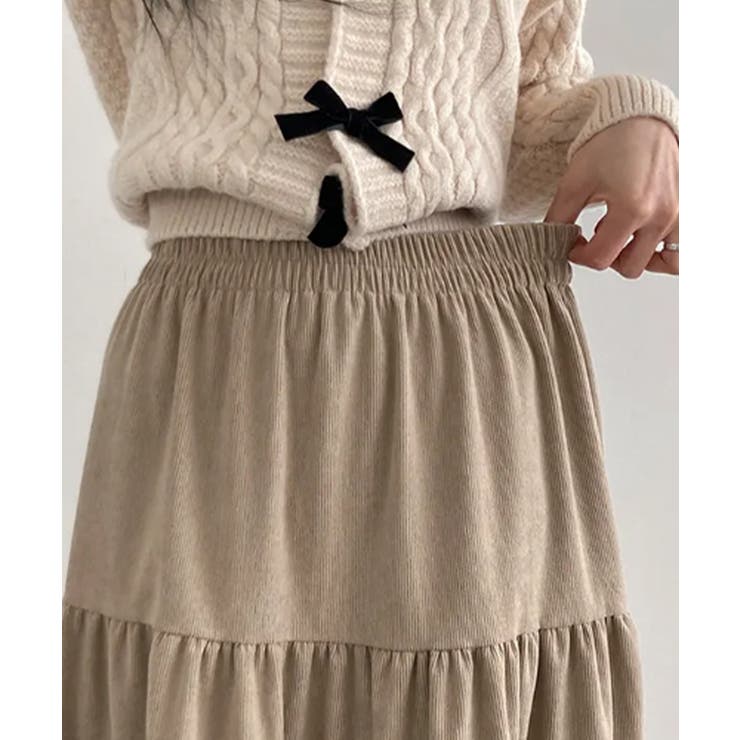 リブティアードロングスカート | VIVID LADY | 詳細画像7 