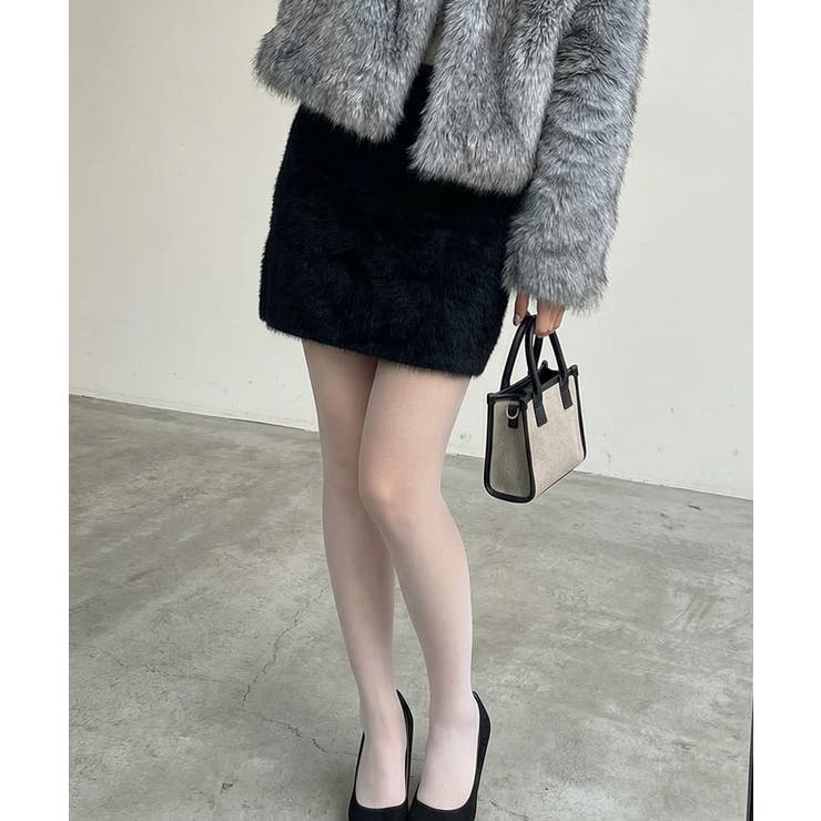 シャギーニット Iラインミニスカート | VIVID LADY | 詳細画像14 