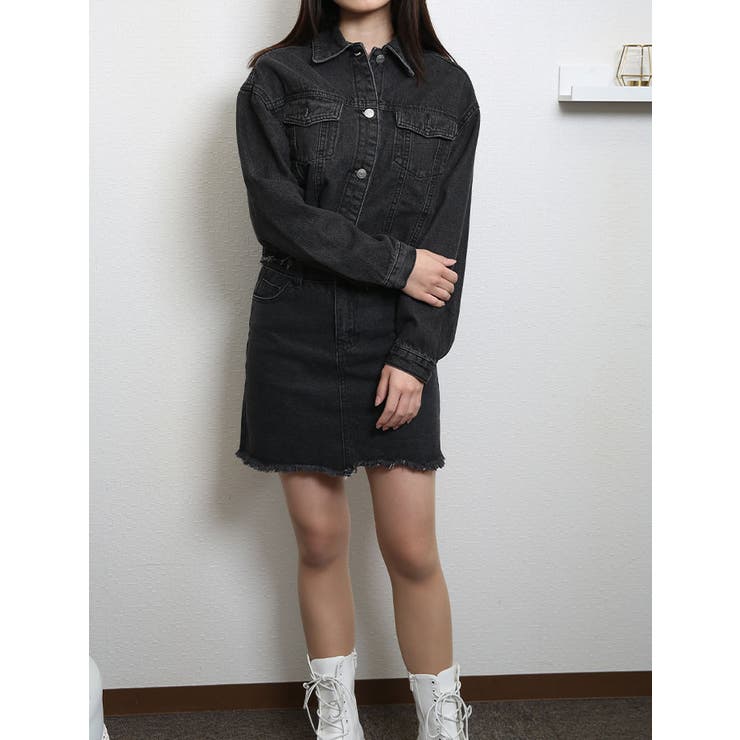 最旬トレンドパンツ 可愛いフリンジデニムミニスカート レディース Y2K[品番 スカート