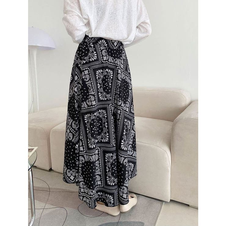 CELINE フィービー期 ペイズリー柄 ミックス シルク スカート CELINE フィービー期 ペイズリー柄 ミックス シルク スカート