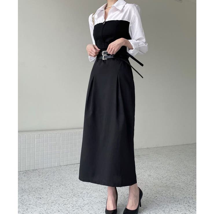 【PRADA】雑誌掲載♪lady's ベルト付き ロング丈スカート PRADA23冬】29O364 ベルト付 ロゴ ロングダウンジャケット