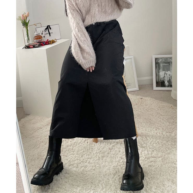 前スリット入りロングスカート レディース 春スカート | VIVID LADY | 詳細画像17 